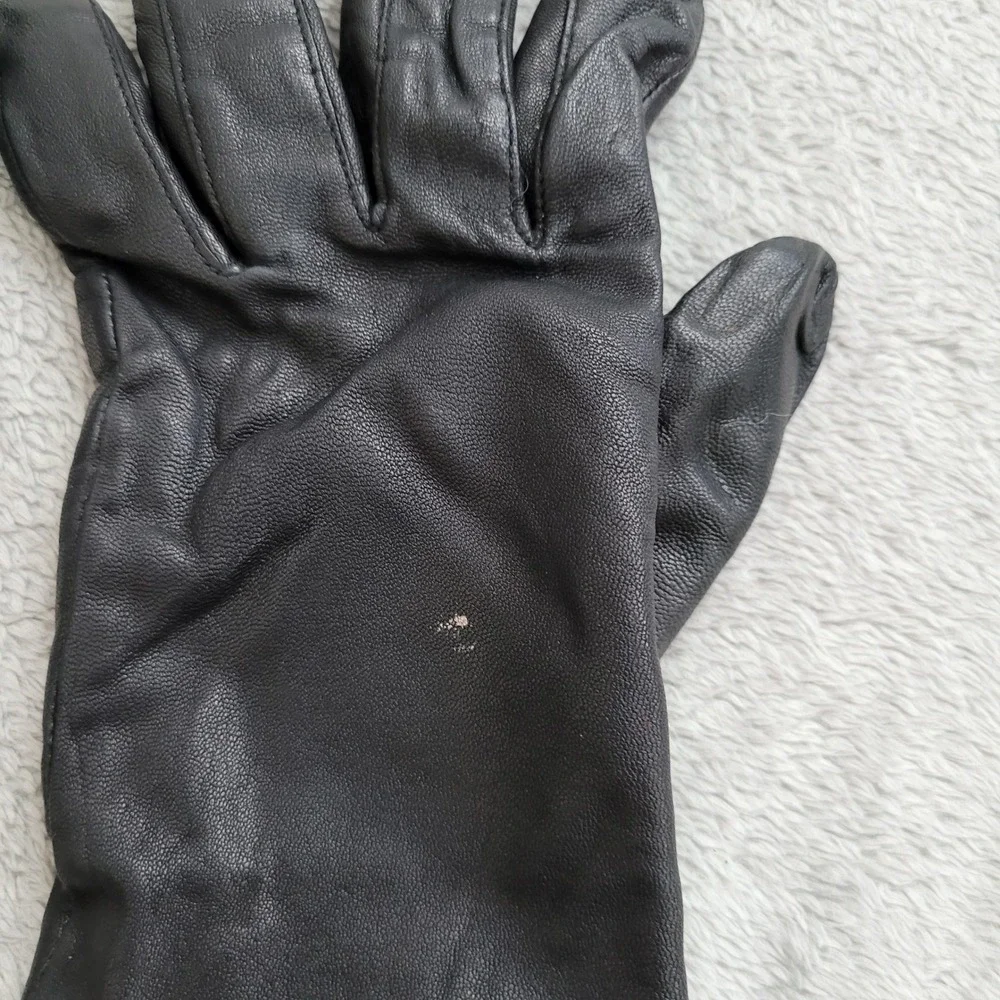 Vintage‎ genuine leather black gloves winter classic heritage richcore old money